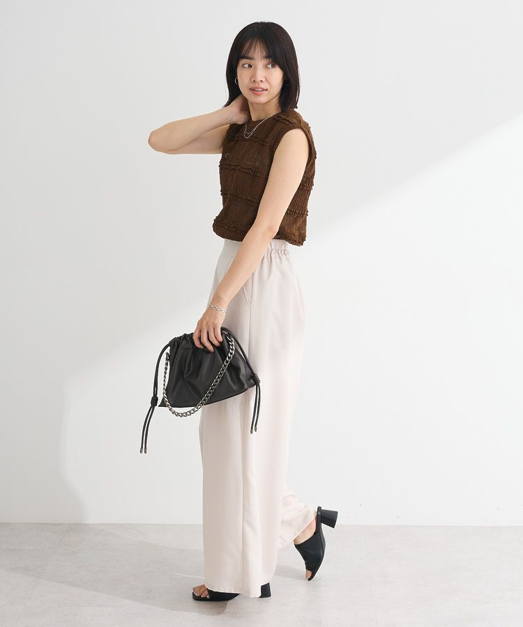 Green Parks「・SUGAR SPOON フリルレースノースリーブ」|Tシャツ・カットソー|