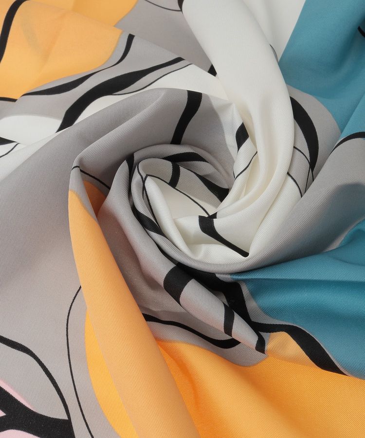 Green Parks「・モダンパターンスカーフ 90&times;90」|バンダナ・スカーフ|