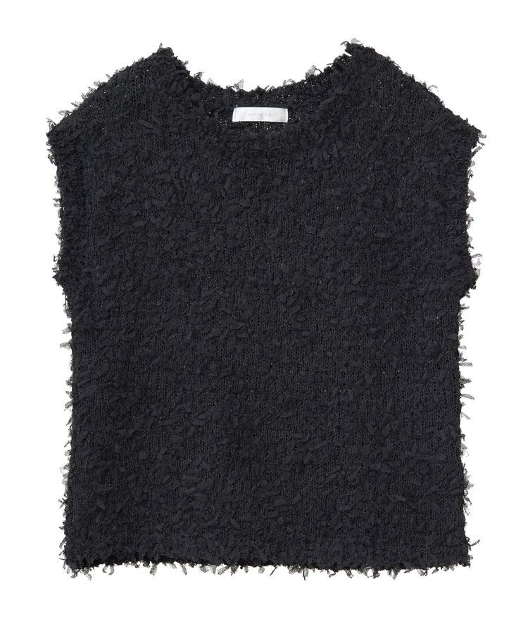 Green Parks「・swing by チュールヤーンプルオーバー」|ベスト・ジレ|