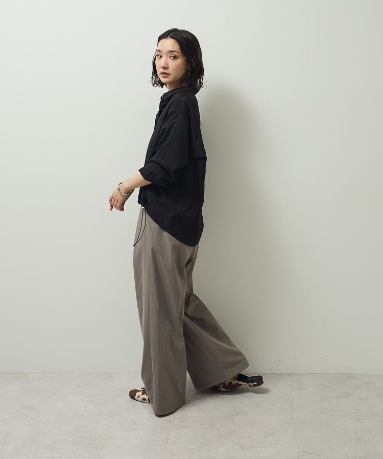 armonia「金ボタン裾ドロストシャツ」|シャツ・ブラウス|