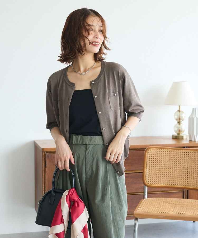 Green Parks「コンパクトポケットカーディガン」|カーディガン|
