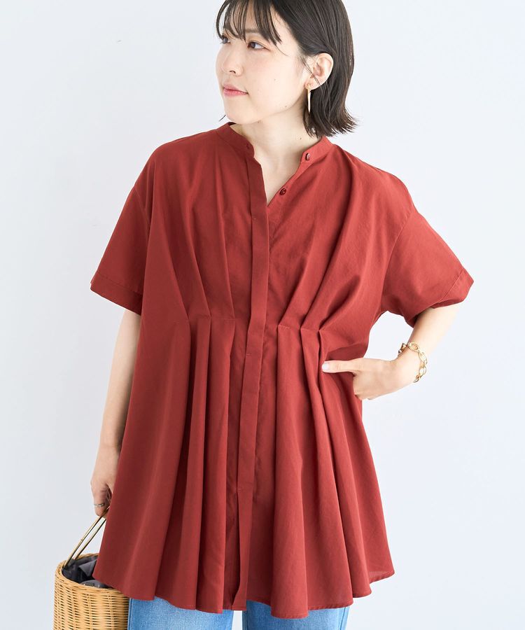 armonia「ウエストタックシャツチュニック」|チュニック|Terracotta