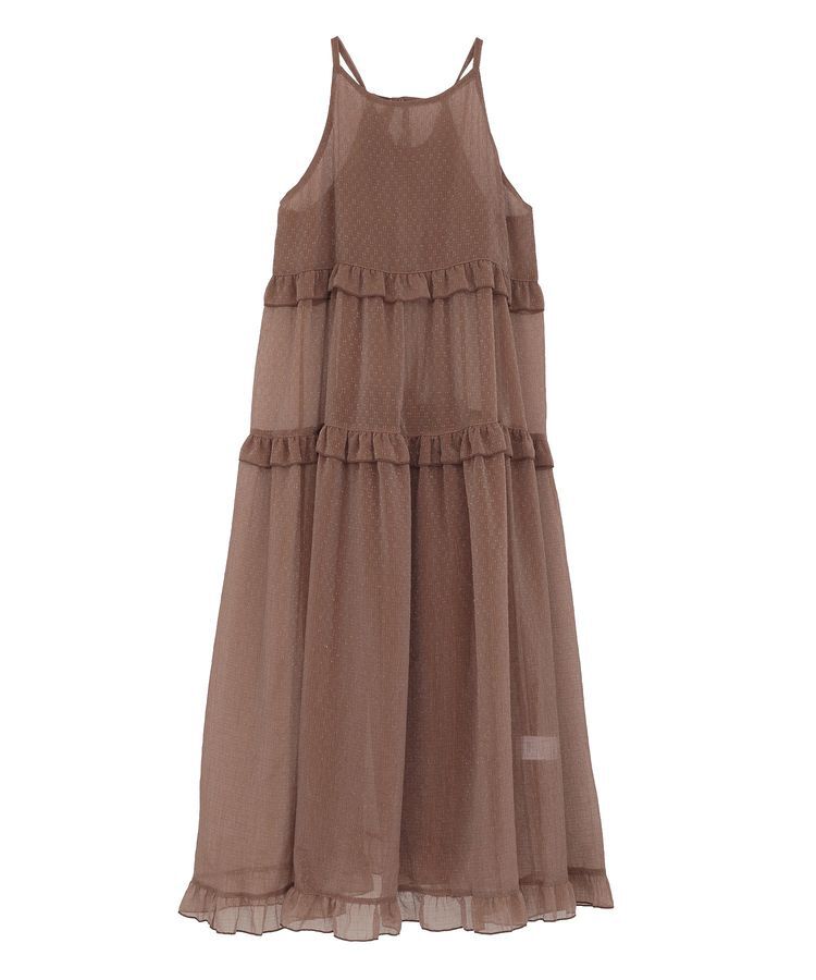 Green Parks「・Petit Fleur シアーティアードキャミワンピ」|ワンピース|