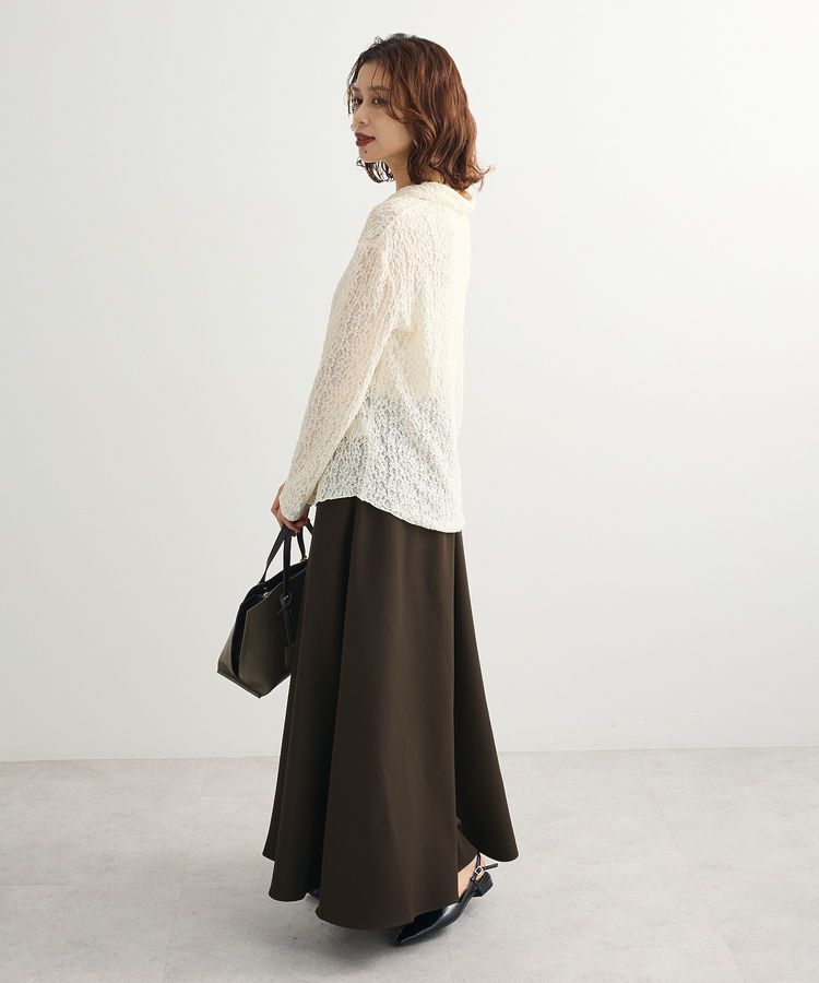 Green Parks「・swing by ロングフレアスカート」|フレア|
