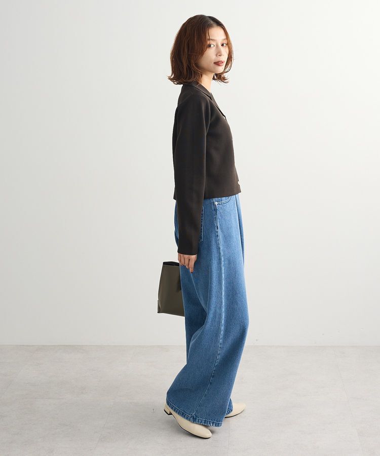 Green Parks「・swing by ニット開襟カーディガン」|カーディガン|