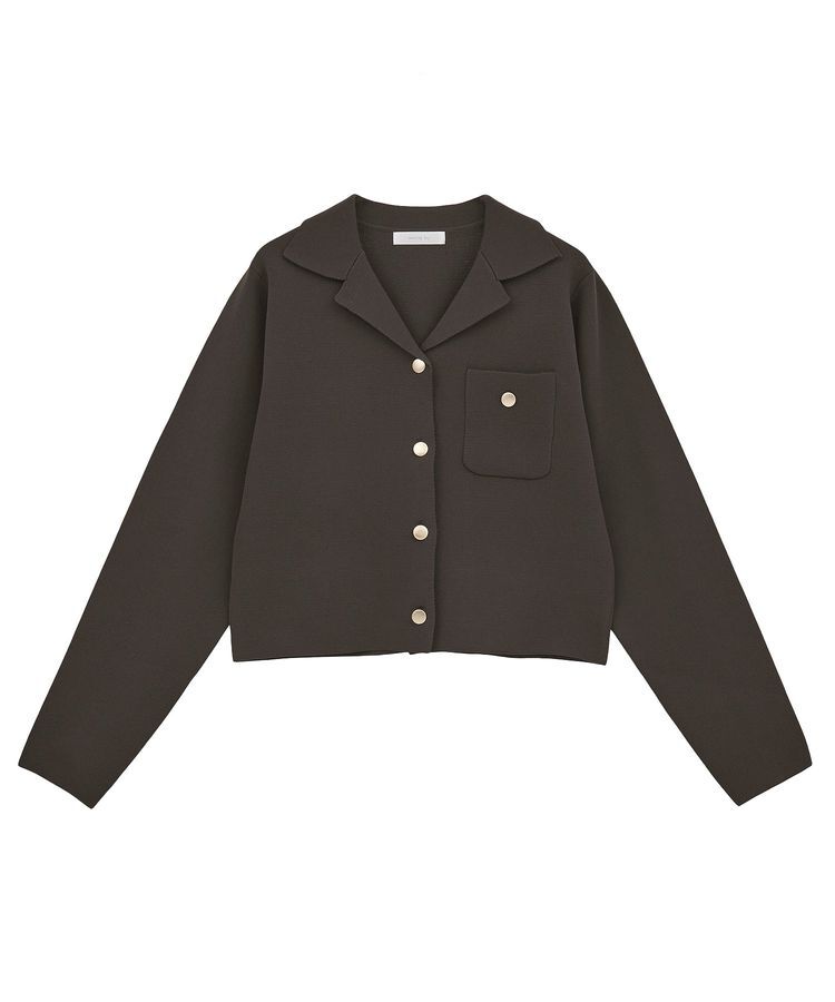 Green Parks「・swing by ニット開襟カーディガン」|カーディガン|