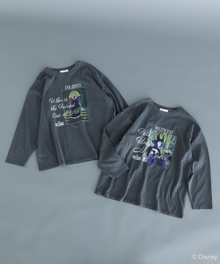 Green Parks「VILLAINS/ピグメントプリント長袖Tシャツ」|Tシャツ・カットソー|