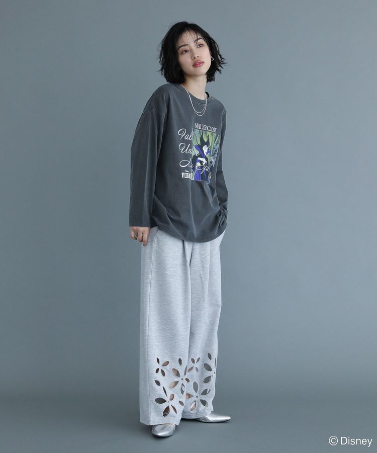 Green Parks「VILLAINS/ピグメントプリント長袖Tシャツ」|Tシャツ・カットソー|