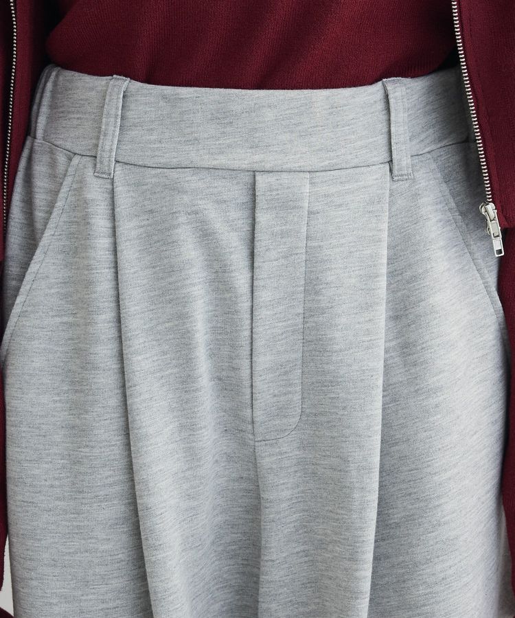 AnriettMusee「フラワーくり抜き刺繍スウェットワイドパンツ」|その他|