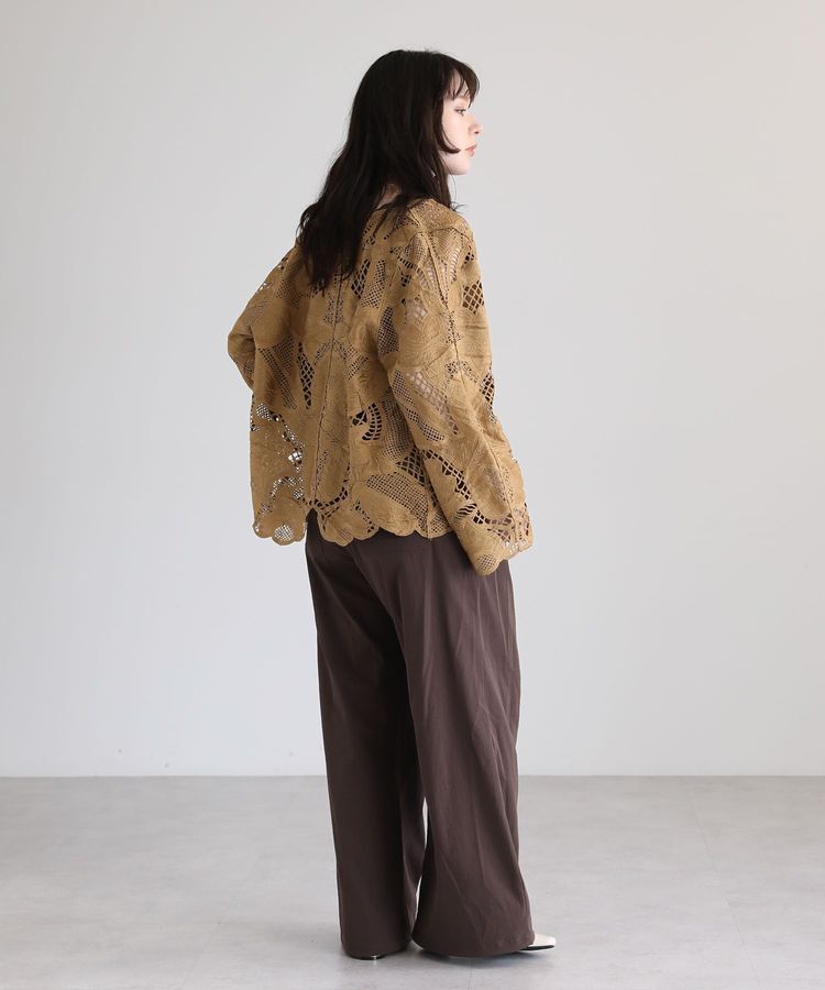 Green Parks「・ELENCARE DUE レーシーカーディガン」|カーディガン|