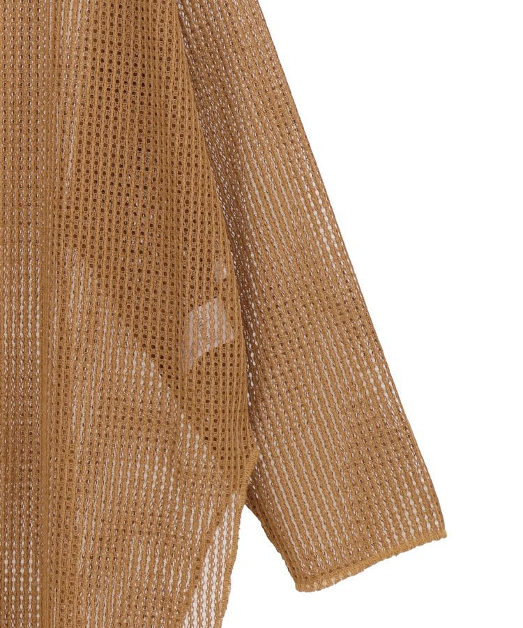 Green Parks「メッシュ長袖ゆるカットプルオーバー」|Tシャツ・カットソー|