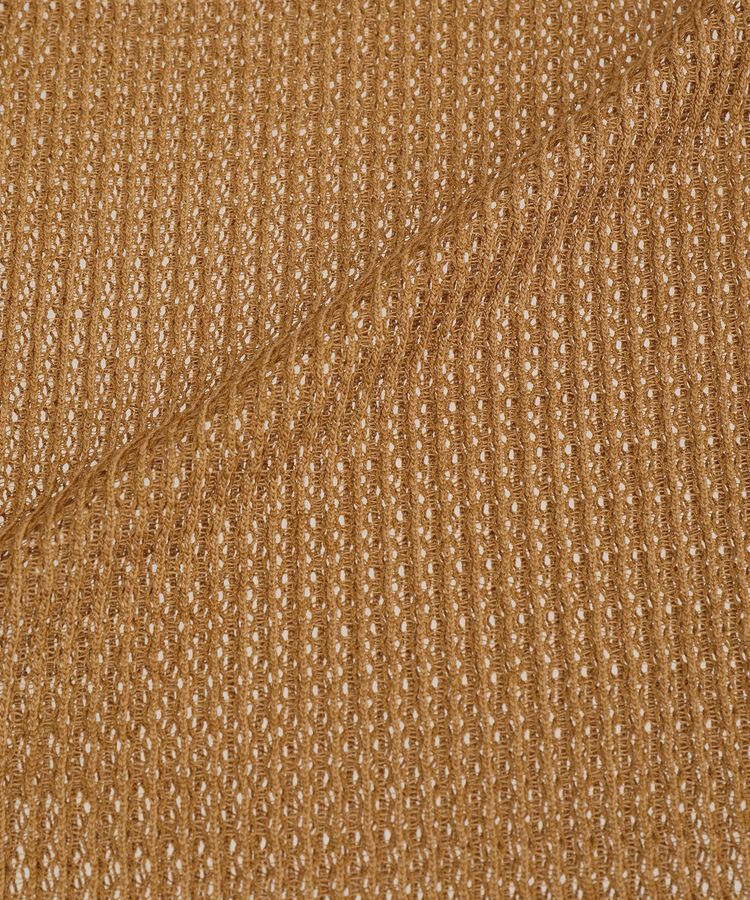 Green Parks「メッシュ長袖ゆるカットプルオーバー」|Tシャツ・カットソー|