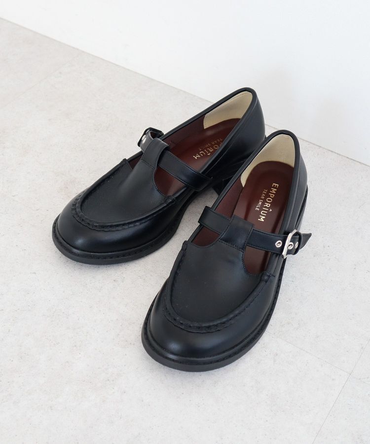 armonia「ETS.Tストラップローファー」|ローファー|Black