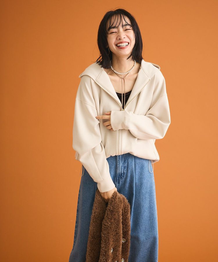 Green Parks「ダンボールZIPパーカー」|スウェット・ジャージ|