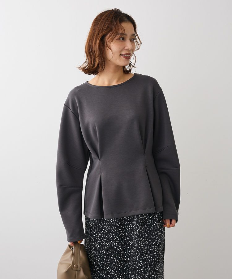 Green Parks「・SUGAR SPOON フォルムスリーブプルオーバー」|Tシャツ・カットソー|Charcoal Gray