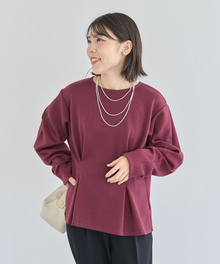 Green Parks「・SUGAR SPOON フォルムスリーブプルオーバー」|Tシャツ・カットソー|Bordeaux
