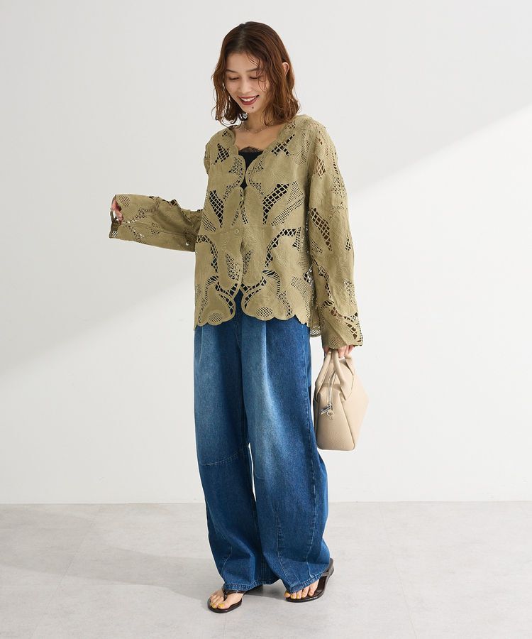 Green Parks「レースカーディガン」|カーディガン|