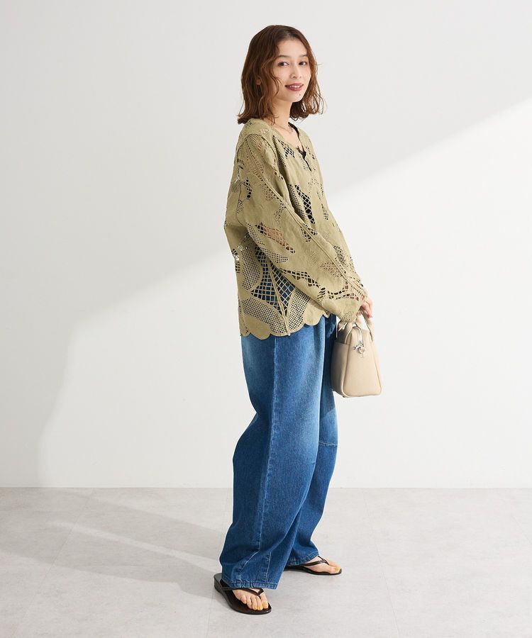 Green Parks「レースカーディガン」|カーディガン|