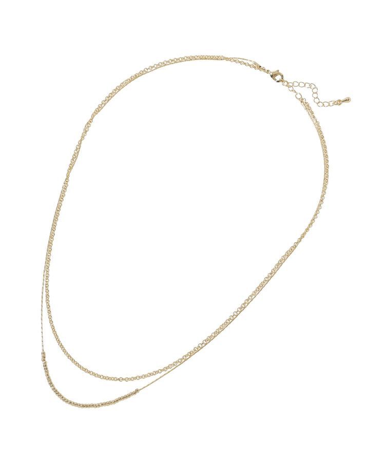 Green Parks「メタル2連ショートネックレス」|ネックレス|Gold