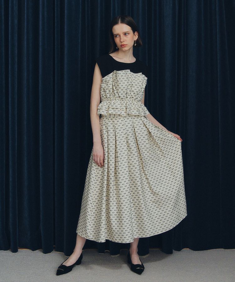 YECCA VECCA「ビスチェドッキングブラウス」|シャツ・ブラウス|