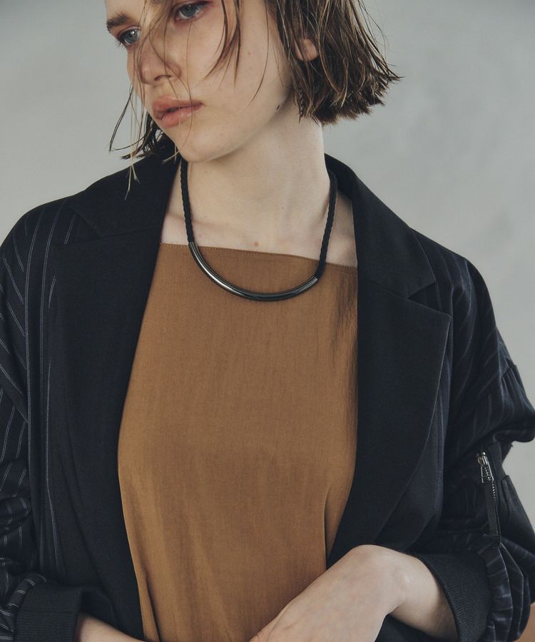 YECCA VECCA「アーチラインコードネックレス」|ネックレス|