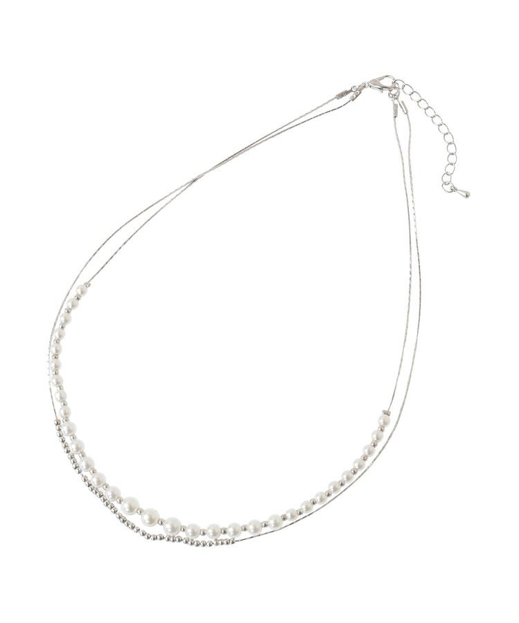 YECCA VECCA「パール2連ネックレス」|ネックレス|