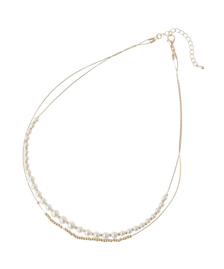 YECCA VECCA「パール2連ネックレス」|ネックレス|