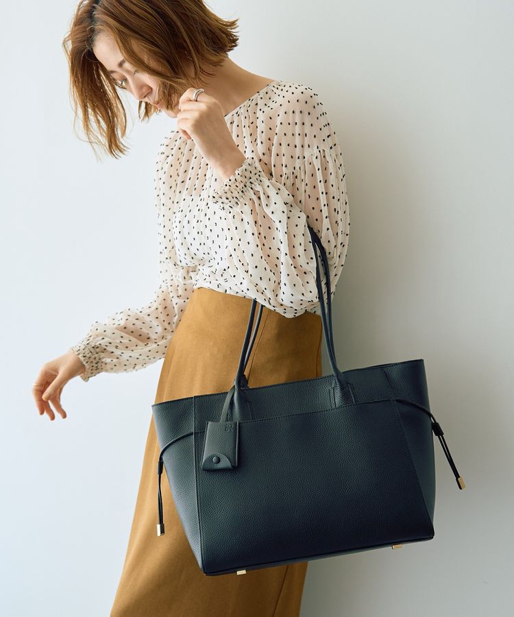 YECCA VECCA「【story.】コードトート」|トートバッグ|Black