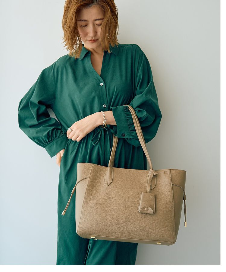 YECCA VECCA「【story.】コードトート」|トートバッグ|Gray Beige