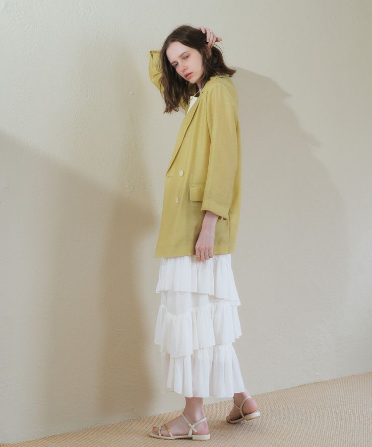 YECCA VECCA「シアーテーラードジャケット」|テーラードジャケット|