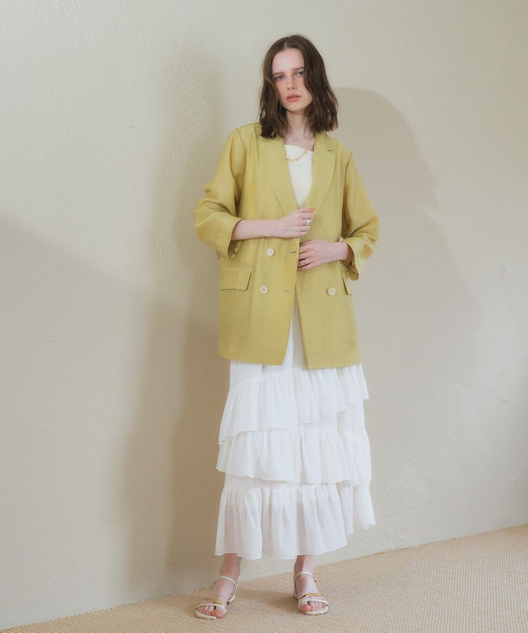 YECCA VECCA「シアーテーラードジャケット」|テーラードジャケット|