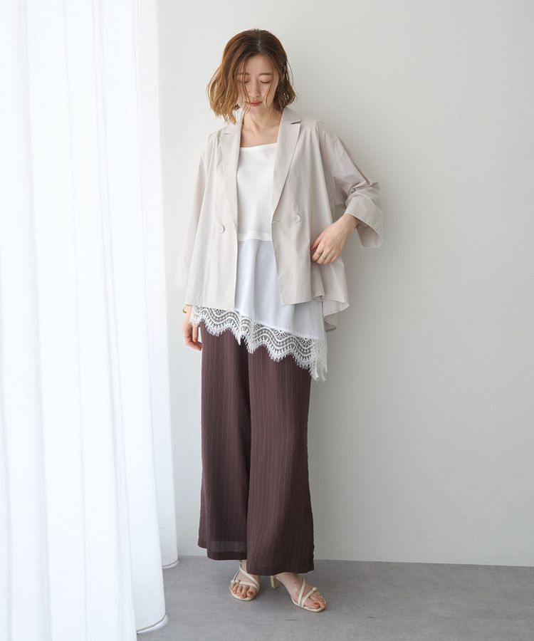 YECCA VECCA「2wayアシメデザインノースリーブブラウス」|シャツ・ブラウス|