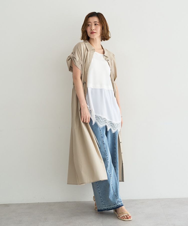 YECCA VECCA「2wayアシメデザインノースリーブブラウス」|シャツ・ブラウス|