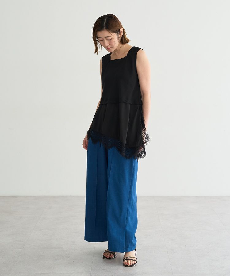 YECCA VECCA「2wayアシメデザインノースリーブブラウス」|シャツ・ブラウス|