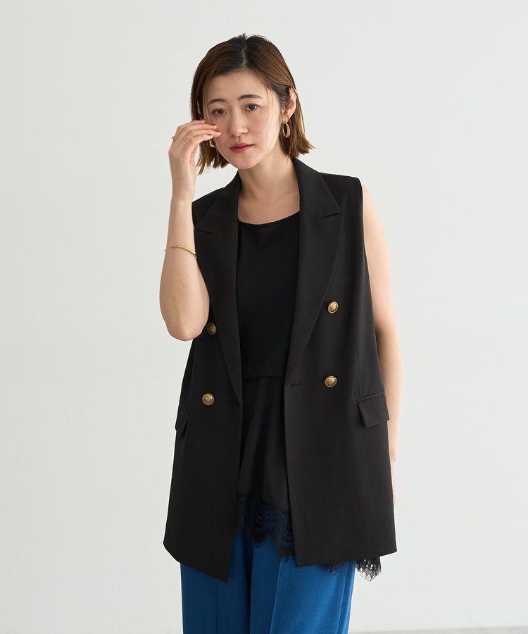 YECCA VECCA「2wayアシメデザインノースリーブブラウス」|シャツ・ブラウス|