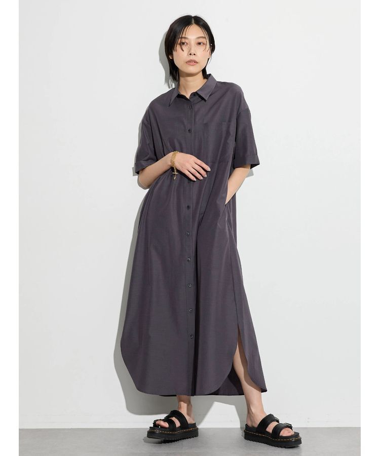 GARAGE OF GOOD CLOTHING「ハーフスリーブロングワンピース」|ワンピース|