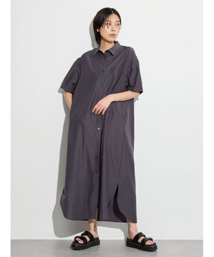 GARAGE OF GOOD CLOTHING「ハーフスリーブロングワンピース」|ワンピース|