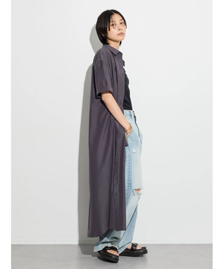 GARAGE OF GOOD CLOTHING「ハーフスリーブロングワンピース」|ワンピース|