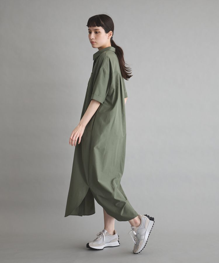 GARAGE OF GOOD CLOTHING「ハーフスリーブロングワンピース」|ワンピース|