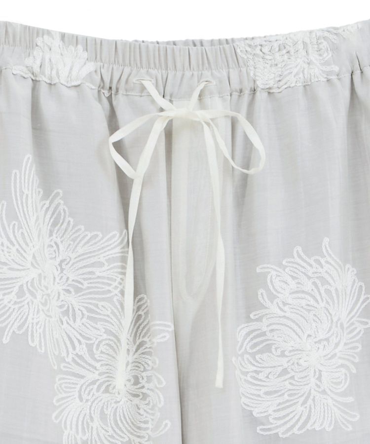 GARAGE OF GOOD CLOTHING「シアー刺繍ドロストストレートパンツ」|その他|