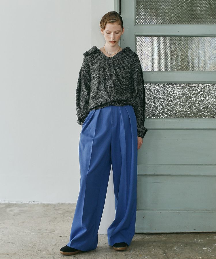 GARAGE OF GOOD CLOTHING「【日本製】ムジ４タックワイドパンツ」|その他|