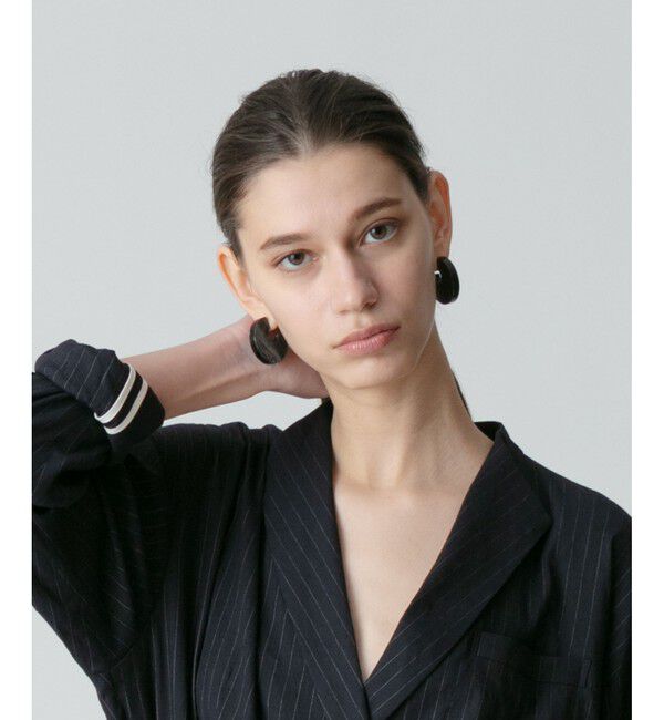 allureville「サークルプレートピアス」|ピアス|