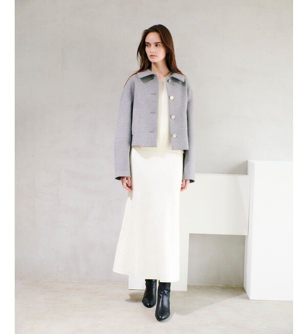 allureville「【セットアップ対応可能】ウールスムース2WAYネックプルオーバー」|ニット・セーター|