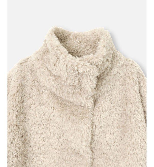 allureville「【HERNO(ヘルノ－)】 CURLY ECO FUR HIGH NECK CT」|ダッフルコート|