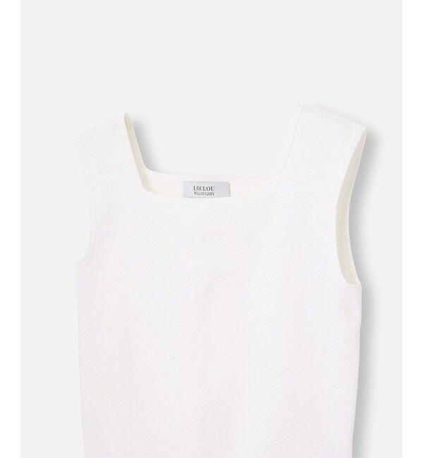 LOULOU WILLOUGHBY「◇【LOULOU WILLOUGHBY】スクエアタンク」|ニット・セーター|
