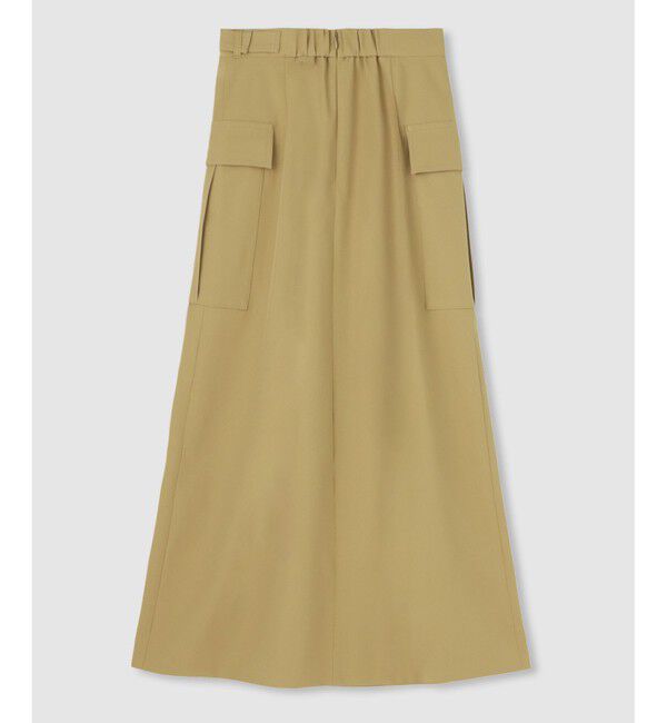 allureville「ツイルストレッチサファリスカート」|スカート|