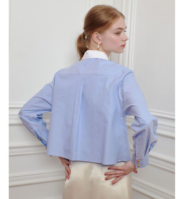 LOULOU WILLOUGHBY「【LOULOU WILLOUGHBY】クレリックシャツ」|シャツ・ブラウス|