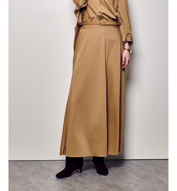 allureville「フィブリルバイヤスナロースカート」|スカート|