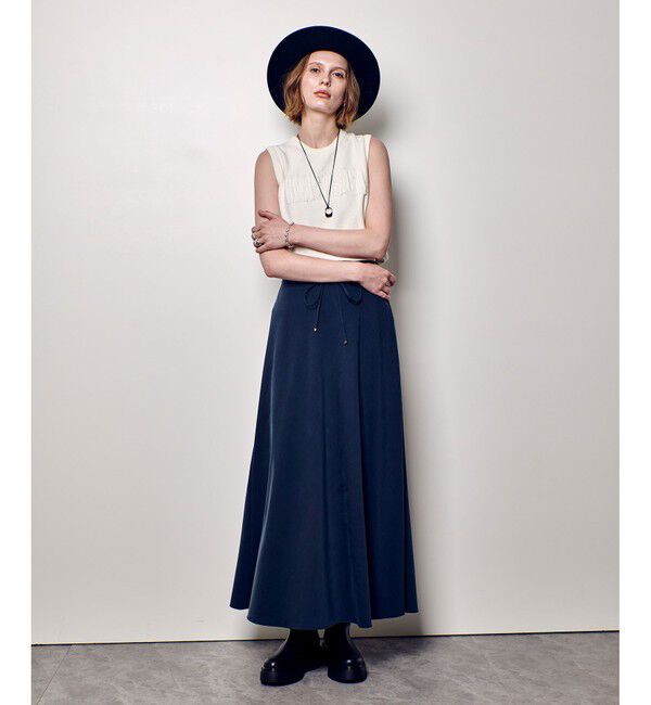 allureville「フィブリルバイヤスナロースカート」|スカート|