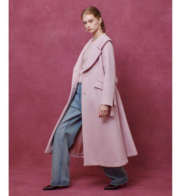 LOULOU WILLOUGHBY「【LOULOU WILLOUGHBY】ショートビーバーテーラーコート」|ダッフルコート|